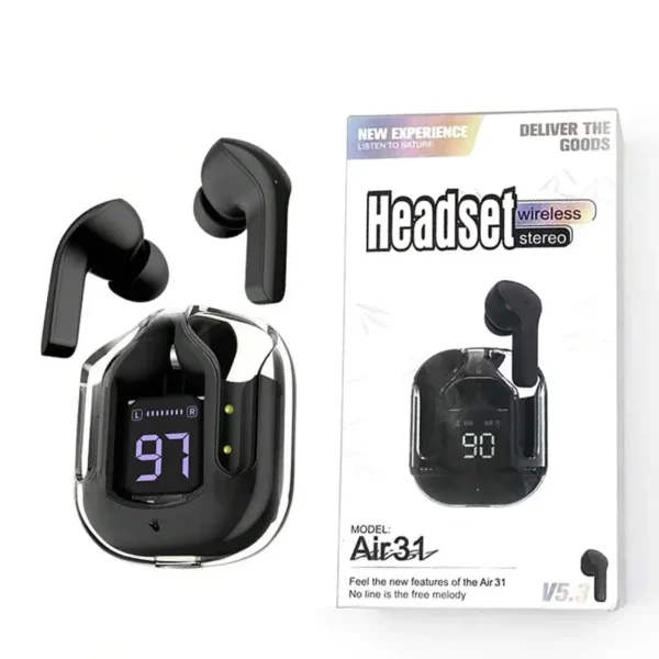 Air 31 Black Earbuds