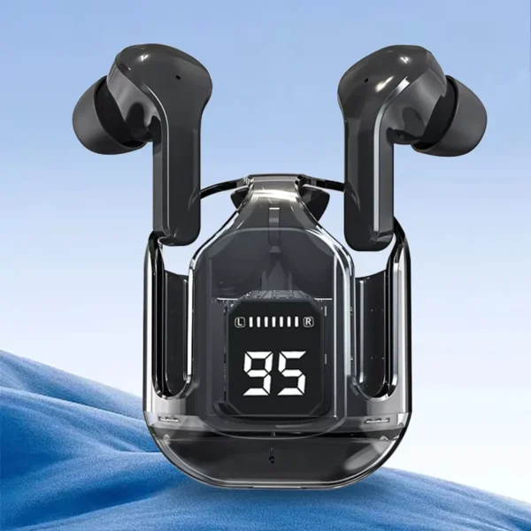 Air 31 Transparent Earbuds Black