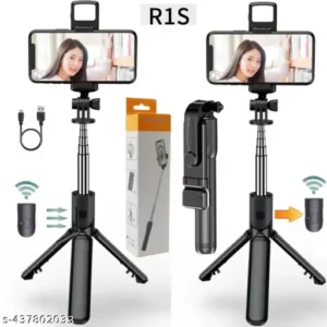 R1 LED Light Selfie Stick Extendable TRIPOD Stand