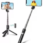 R1 Selfie Stick Extendable Tripod Stand With Wireless Bluetooth Remote