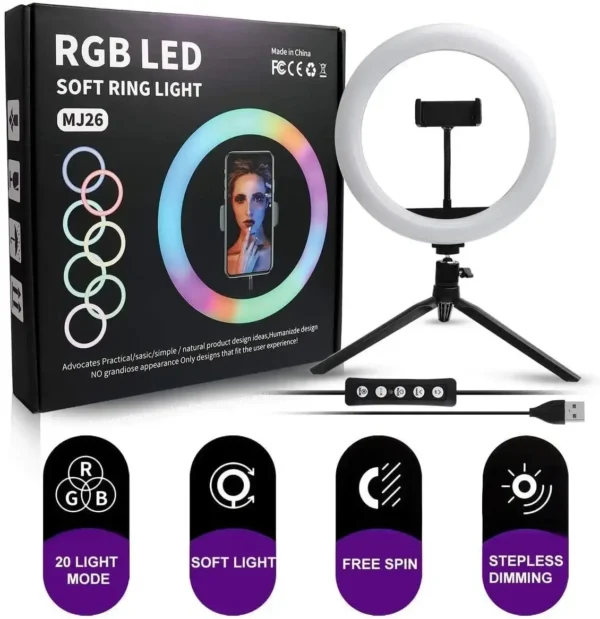 Rgb Led Soft Ring Light