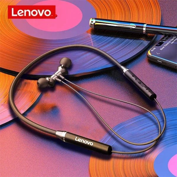 Lenovo He05X Bluetooth Hifi Sound Magnetic Neckband Headphone