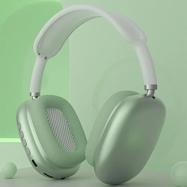 P9 Wireless Headset On Ear Stereo Earphones Green