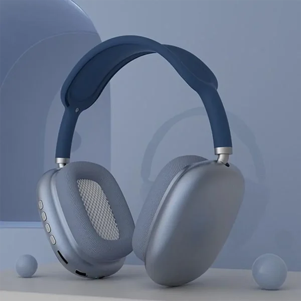 P9 Wireless Headset On Ear Stereo Earphones Pakistan Blue