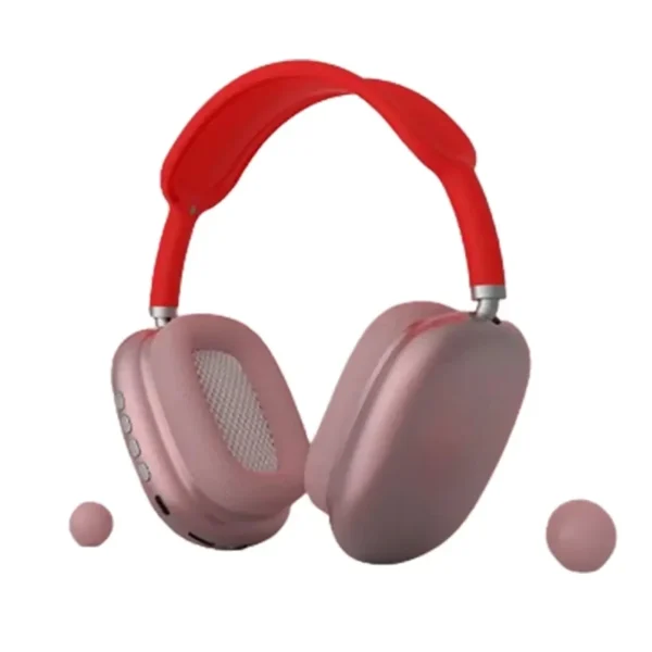 P9 Wireless On Ear Stereo Earphones In Pakistan Red